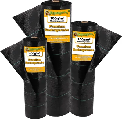 Produktbild von 270m² Bodengewebe Unkrautfolie Mulchfolie 100g 2m breit