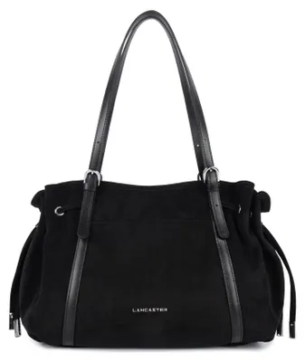 Image de Lancaster Sac cabas épaule Zippé L Velvet Emma Noir