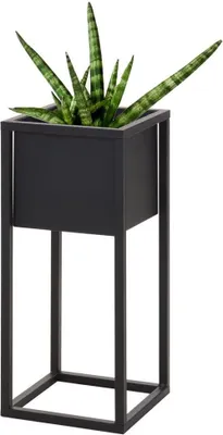 Produktbild von HOME STYLING COLLECTION Blumenhocker Pflanzenständer aus Metall TOPF Ständer mit Übertopf