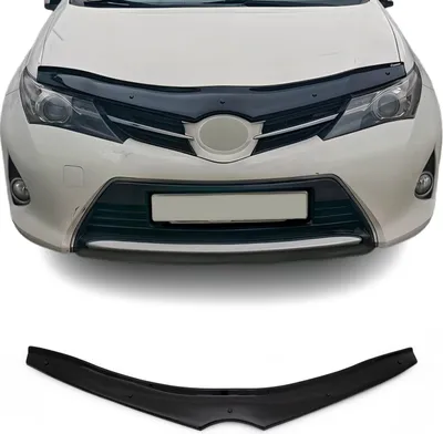 Zdjęcie produktu dla Owiewki maski silnika do Toyoty Auris 2012–2018 HB, akrylowe, czarne