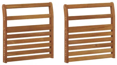 Immagine prodotto di vidaXL Braccioli per divano, 2 pezzi, colore naturale, 58,5 x 8 x 60 cm, legno massello di acacia
