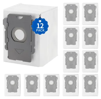 12 Staubsaugerbeutel für i7, i7+, i8+, i3, i4, j7, s9 u. a.