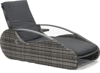 Produktbild von Garden Pleasure Sonnenliege Pacific grau Aluminium