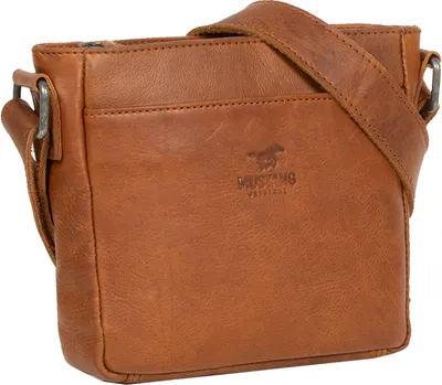 Produktbild von MUSTANG Leder Umhängetasche Catania Leather Crossbody Bag Cognac braun