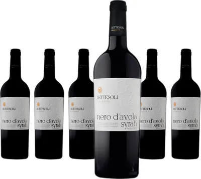 Produktbild von 6 x Settesoli Nero d'Avola Syrah