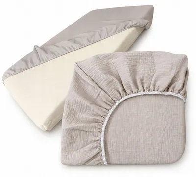 Obrázek produktu pro Plumeri Muślinové prostěradlo 60x120 cm pro miminka z bavlny