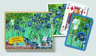 Produktbild von Piatnik Vincent van Gogh – Iris Impressionist Spielkarten – Doppeldeck