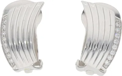 Produktbild von Damen Ohrclips Silber 925 JL20-06-1207 mit Zirkonia,  Germany