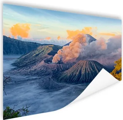 Produktbild von MuchoWow® Poster Nebel in Indonesien 120x80 cm - Bilder