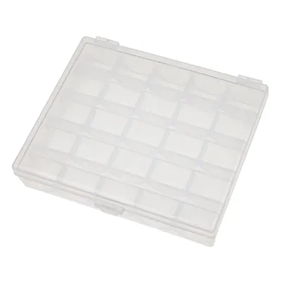 Produktbild von vhbw Aufbewahrungs-Box kompatibel mit Husqvarna Viking 140, E20 Huskystar, 207 Huskystar, 118 Emerald, 160, 116 Emerald Nähmaschinen-Spulen - Leer