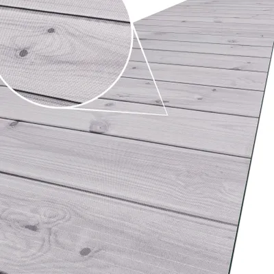 Produktbild von Küchenläufer Läufer GreenLine Flurläufer Teppichläufer Textil Holz Dielen Grau 52x100cm