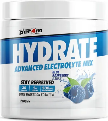Produktbild von Per4m Hydrate Advanced Electrolyte Mix (210g) Blue Raspberry - Energie & Ausdauer - Elektrolyte
