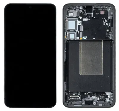 Zdjęcie produktu dla Oryginalny wyświetlacz z ramką do Samsunga S24 Plus - czarny