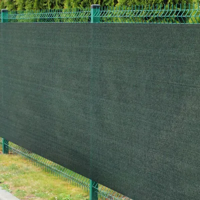 Produktbild von Zaunblende 1,2x25m Sichtschutz 150g/m² Schattiernetz Windschutz Staubschutz Sonnenschutz Gewebe Netz Tennis Netz anthrazit