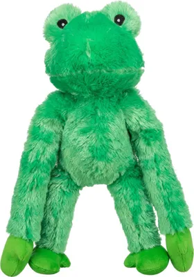 Produktbild von TRIXIE Hundespielzeug Frosch aus Plüsch mit Quietscher - diverse - 44 cm