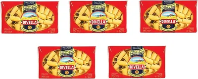Produktbild von 5x Pasta Divella 100% Italienisch N° 80 Paccheri Napoletani 500 gr