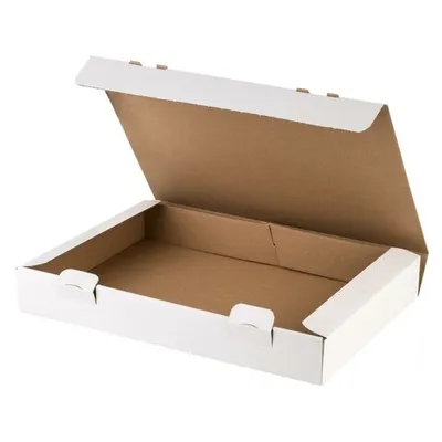 Produktbild von 50x Versandkarton 343x250x49mm schnelle Aufrichtung mit Steckverschluss Maxibrief und Warensendung weiß