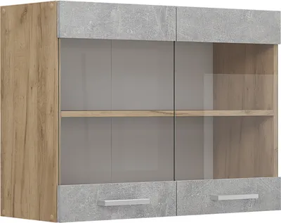 Image de Armoire en verre Vicco R-Line Béton 80cm, Model 53740