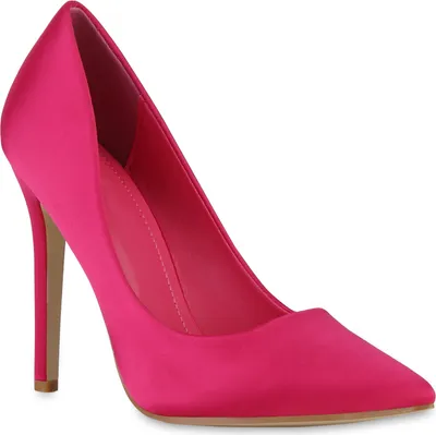 Produktbild von VAN HILL Damen High Heels Pumps Stiletto Party Schuhe 840035, Farbe: Fuchsia, Größe: 36