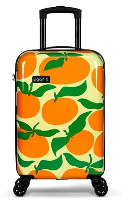 Produktbild von Handgepäck Koffer mit 4 Rollen 53x35x20cm - Hartschalen Kabinentrolley - Zahlenschloss - 33L - Orange