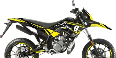 Obrázek produktu pro Stage6 Žlutá grafická sada obtisků pro Derbi X-treme 2018-2020
