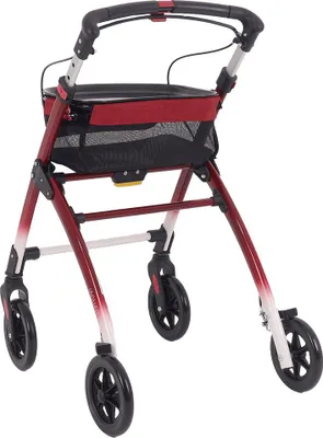 Produktbild von Jaguar Indoor Rollator Rot Weiß
