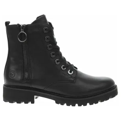 Produktbild von Remonte Damen Stiefelette aus echtem Leder mit Reißverschluss D8671, Größe:42 EU, Farbe:Schwarz