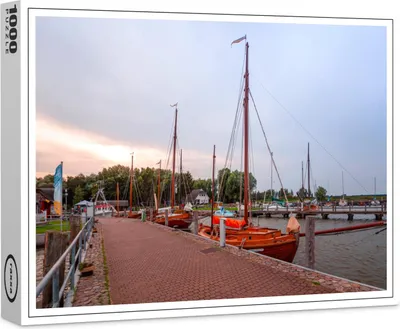 Produktbild von raxxa Premium-Puzzle "Hafen Dierhagen", 1000 Teile
