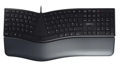 Produktbild von CHERRY KC 4500 ERGO, ergonomische Tastatur, schwarz, UK Layout QWERTY
