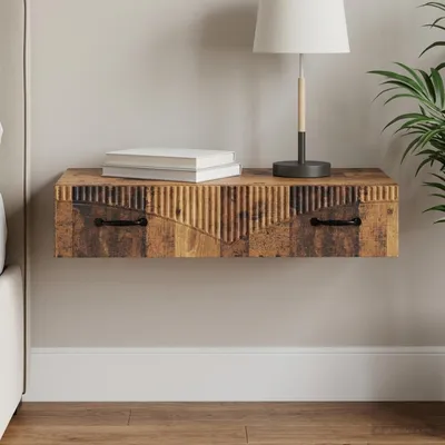Immagine prodotto di vidaXL Tavolino da parete, 87,5 x 34,5 x 17 cm, materiale composito di legno