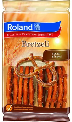 Image de Bretzeli Roland au sésame 100 g Bretzel à la saumure