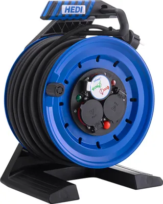 Produktbild von HEDI Vollkunststoff-Kabeltrommel Generation 7 Companion Ø 250 mm, 25 m