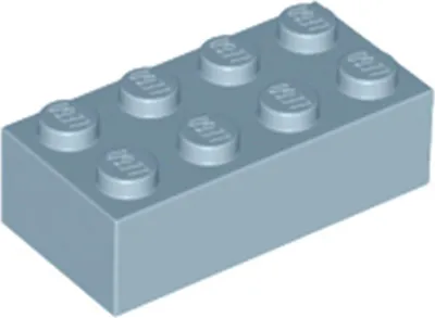 Produktbild von 1 Stück LEGO, Teil Nr. 3001 in Sandblau (Sand Blue)