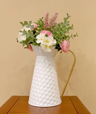 Productafbeelding van Elegante Metalen Bloem Vaas voor Decoratie