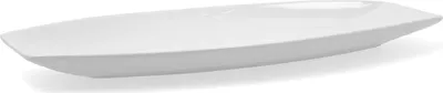 Image de Bol de cuisson Quid Gastro en céramique Blanc (40 x 17,5 x 3,5 cm) (Pack 4x)