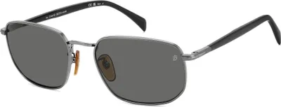 Zdjęcie produktu dla Okulary przeciwsłoneczne męskie David Beckham DB 1143/S, kolor: ciemny ruthenium, wymiary: 57/20/145