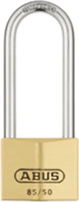 Produktbild von Abus Vorhängeschloss 85 40mm Messing hoher Bügel