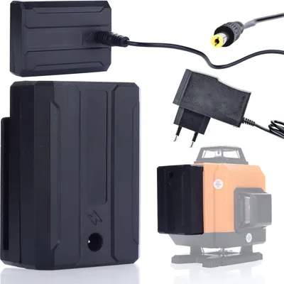 Immagine prodotto di Rosfix Batteria per Livella Laser + Caricabatteria per Batteria per Livella Laser