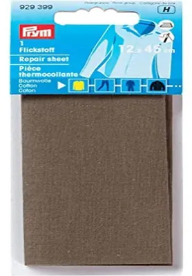 Reparaturtabelle aus Baumwolle, 12 x 45 cm, Khaki