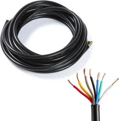 Produktbild von Famanu Anhänger-Kabel 7-polig 5 m - für Anhänger und Wohnwagen