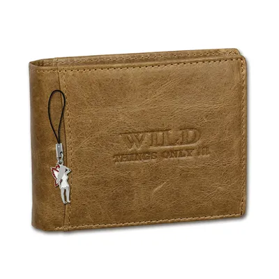 Produktbild von Portemonnaie cognac braun Wild Things Only Leder D2OPJ114C