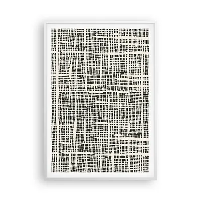 Produktbild von Gerahmtes Poster - Weißer Rahmen - Textur Muster Stück - 70x100 cm - Wand Bild - Wanddeko - Wandbilder - Kunstposter - Wandposter - Bilderrahmen - Bilder - Kunstdruck - P2WPA70x100-4926