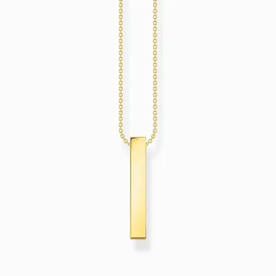 Zdjęcie produktu dla Thomas Sabo - KE2113-971-7-L45V - Naszyjnik - damski - srebro 925 pozłacane żółtym złotem - 40-45cm