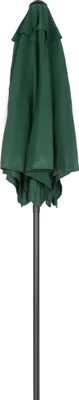 Produktbild von Sonnenschirm Ø196 cm, sechseckig Balkonschirm für Strand Balkon Garten, Grün