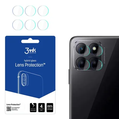 Produktbild von 3mk Hybridglas Lens Protection für Honor 70 Lite  Kamera Objektiv Kameralinse 0,16mm 6H (4 Stück)