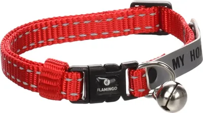 Produktbild von Flamingo Katzen Halsband Jaggo rot
