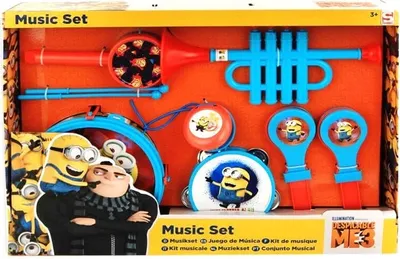 Produktbild von Jonotoys Dispicable Me Minions Musikset 9-teilig