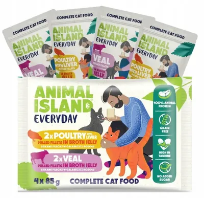 Produktbild von Animal Island NEUES JELLY JEDEN TAG 4ER-PACK 4X85g