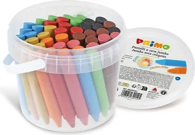 Produktbild von Primo 0602PC48J, 48 Stück(e), Mehrfarbig, Rund, Wachs, 3 Jahr(e), 13 mm