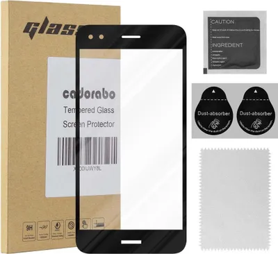 Produktbild von Cadorabo Panzerfolie für Huawei ENJOY 7 Schutzfolie in Schwarz Vollbild Folie Tempered Display Schutzglas